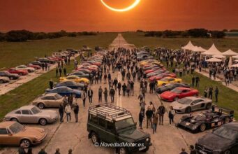 Eclipse Autopía 2026: el evento para vivir el eclipse total entre coches, aviones y a cielo abierto Exposición de Coches en el Aeródromo de Sigüenza de la experiencia Eclipse Autopía 2026