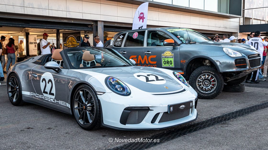 Porsche 911 Speedster y Porsche Cayenne preparado de Parson Garage en el Porsche Spain Meeting 2026 del Circuito del Jarama