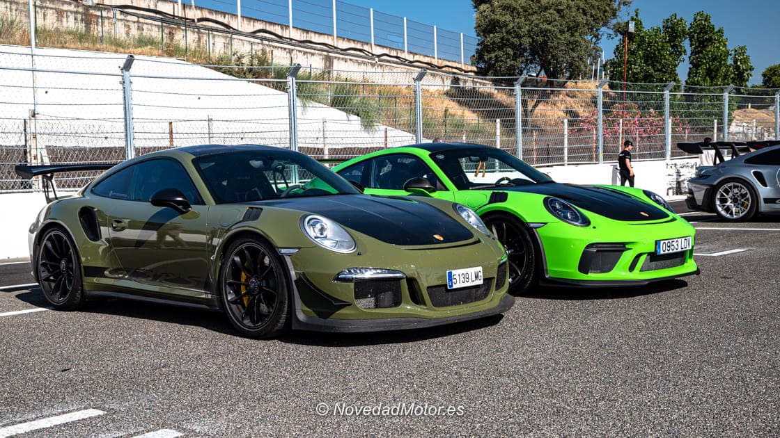 Porsche 911 GT3 RS de generación 991 en el Porsche Spain Meeting 2026